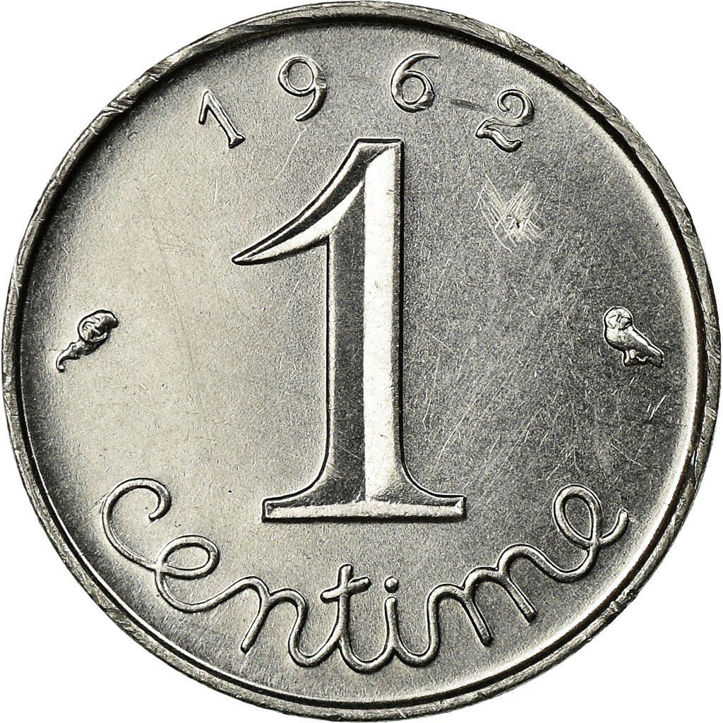 French Coin 1 Centime | KM928 | France | 1961 - 2001