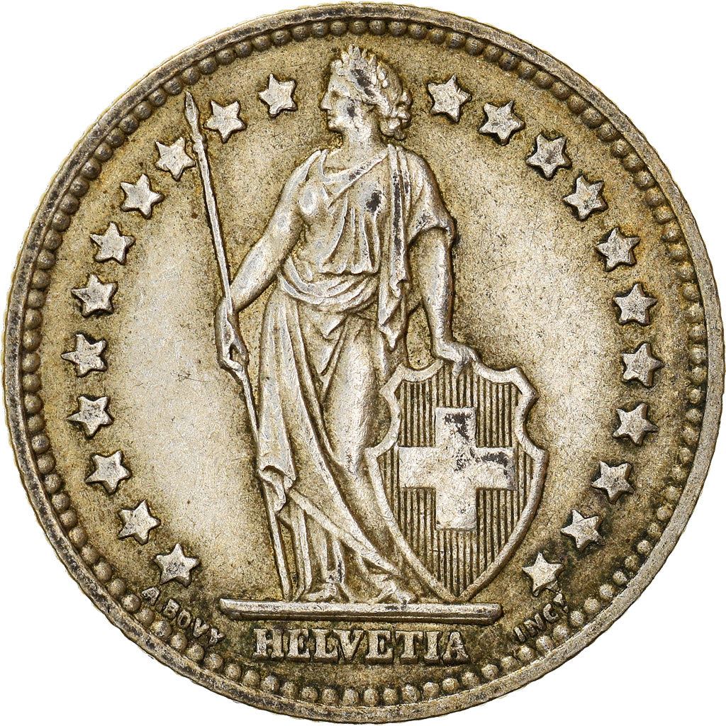 Switzerland Coin Swiss 1 Franc | Helvetia | KM24 | 1875 - 1967