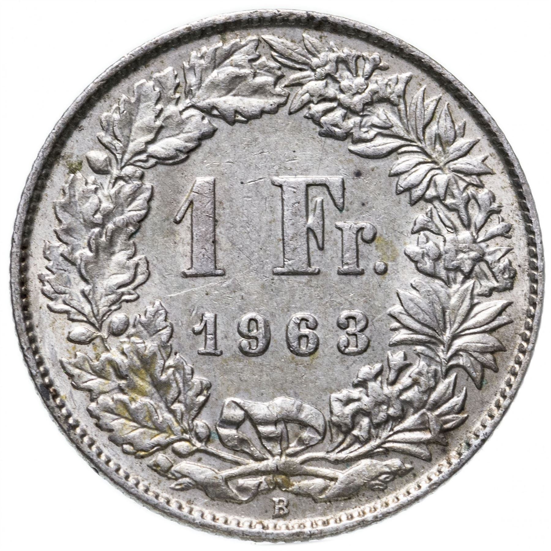 Switzerland Coin Swiss 1 Franc | Helvetia | KM24 | 1875 - 1967