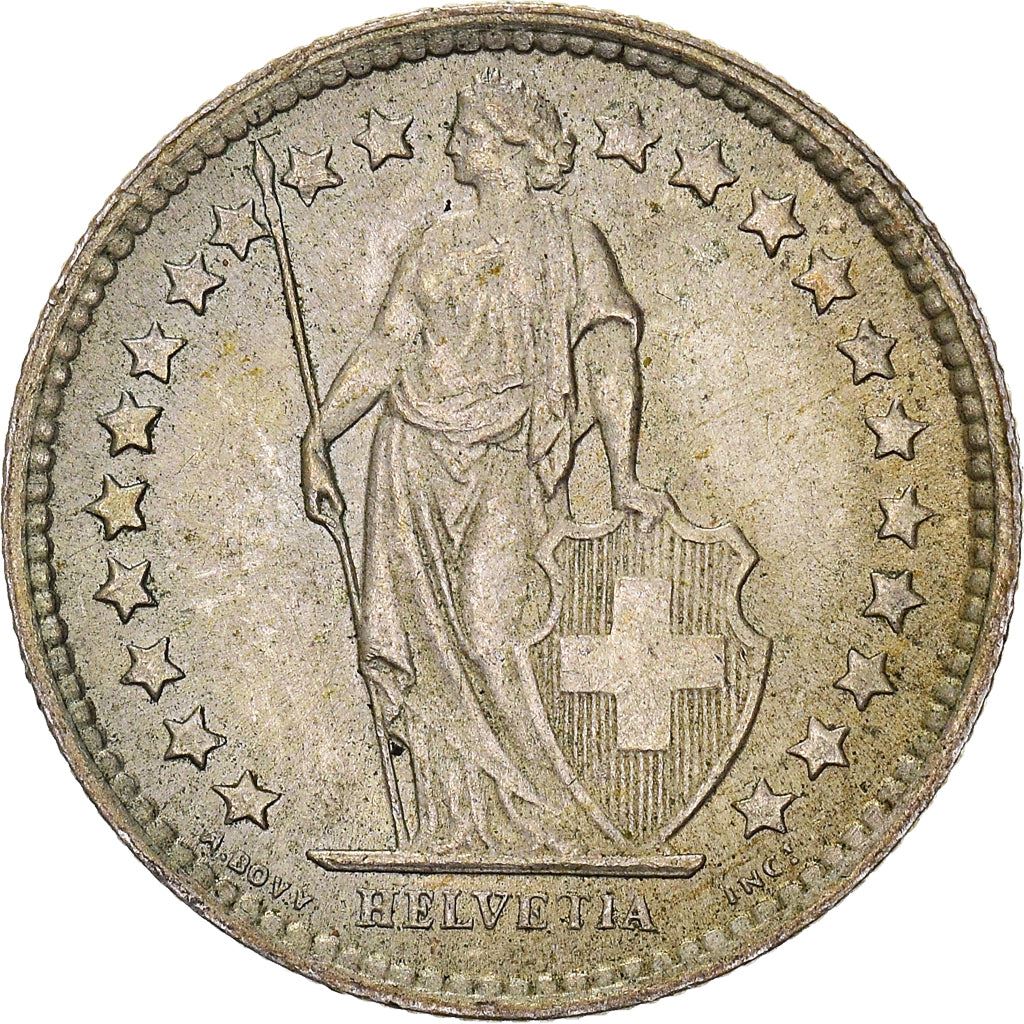 Switzerland Coin Swiss ½ Franc | Helvetia | KM23 | 1875 - 1967