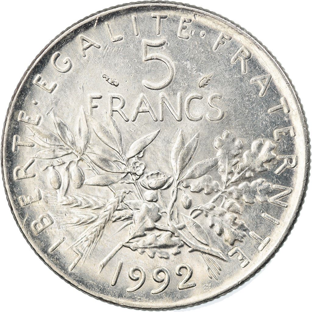 French 5 Francs Coin | signature O. Roty | KM926a.1 | France | 1969 - 2001