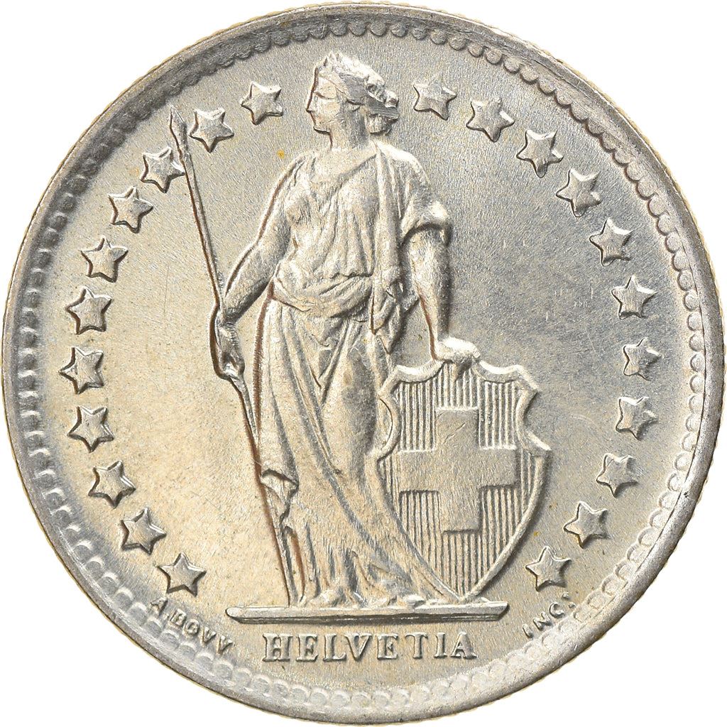 Switzerland Coin Swiss ½ Franc | Helvetia | KM23 | 1875 - 1967