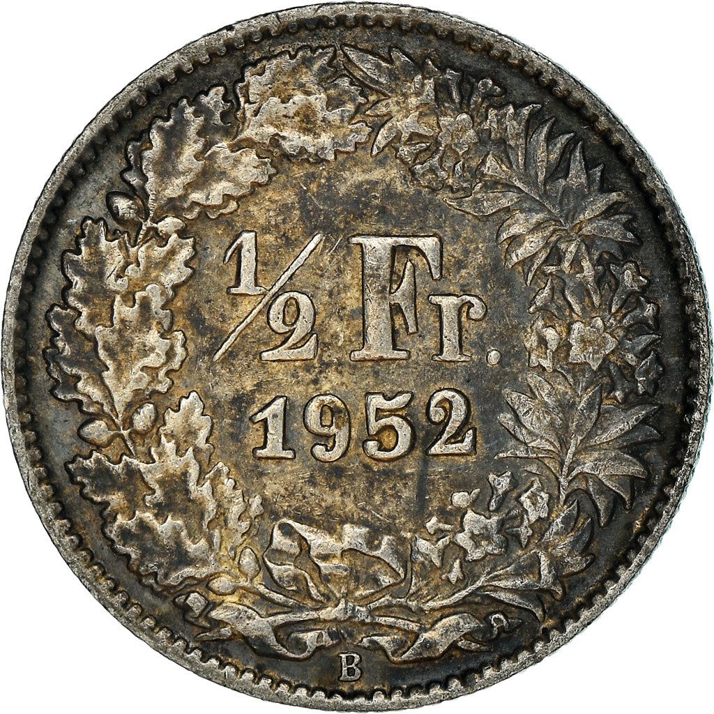 Switzerland Coin Swiss ½ Franc | Helvetia | KM23 | 1875 - 1967