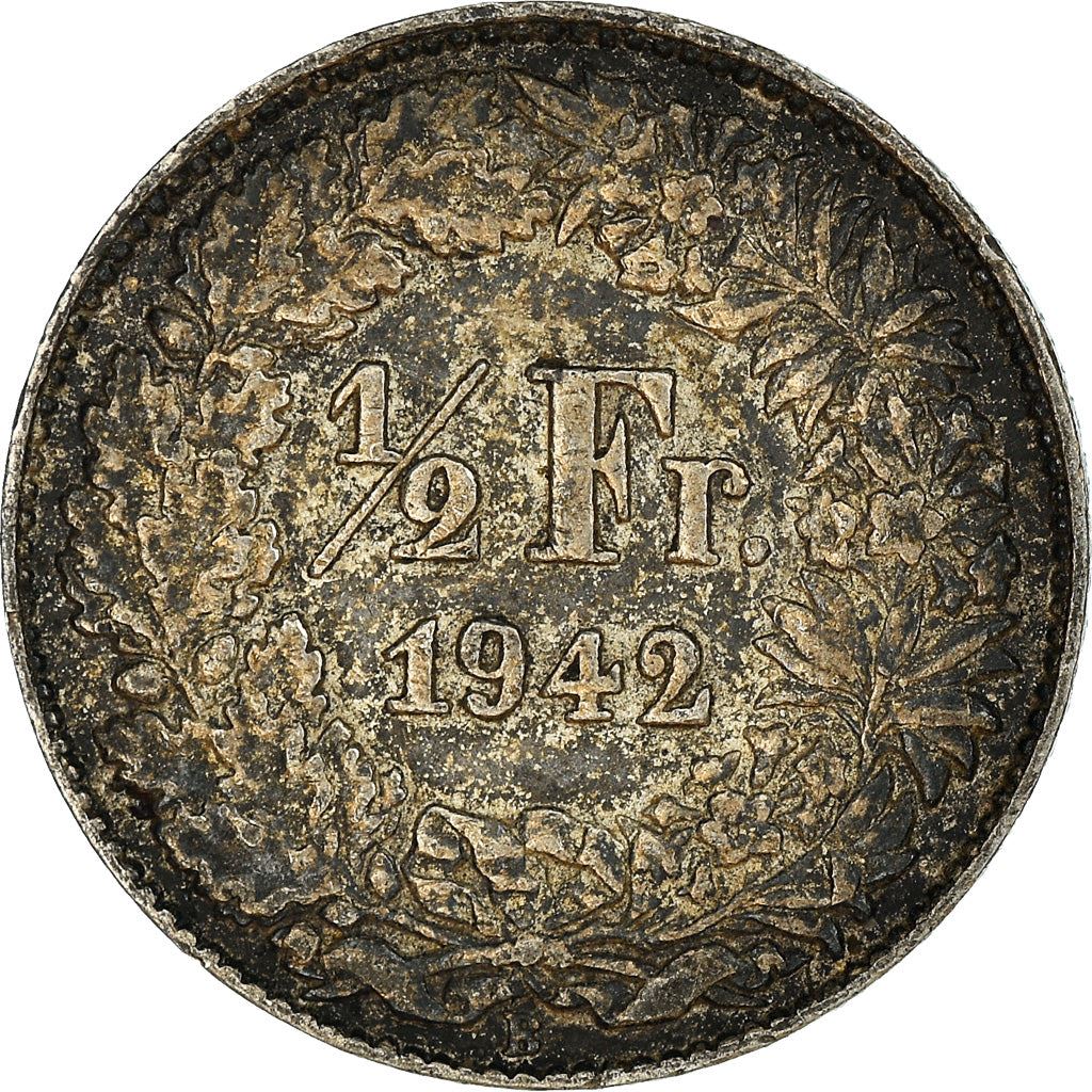 Switzerland Coin Swiss ½ Franc | Helvetia | KM23 | 1875 - 1967