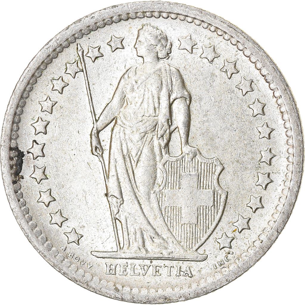 Switzerland Coin Swiss ½ Franc | Helvetia | KM23 | 1875 - 1967