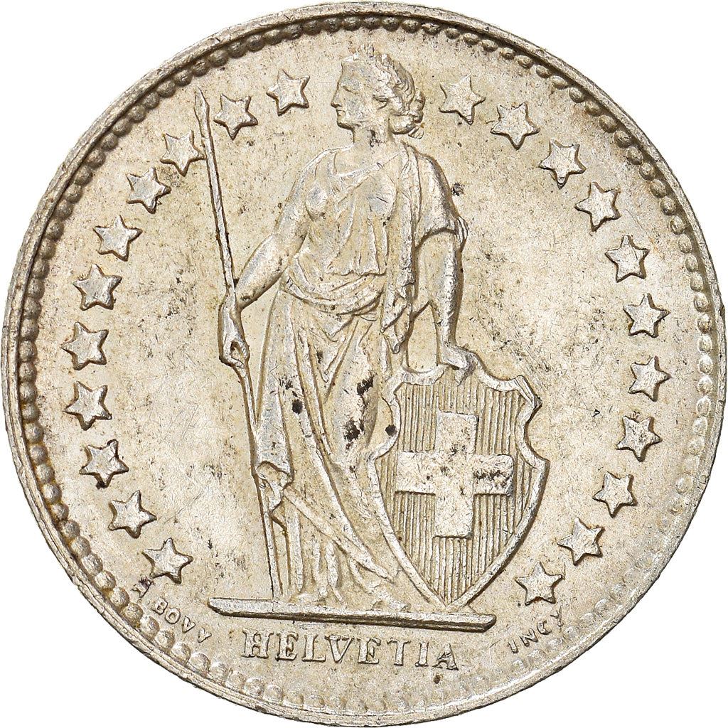 Switzerland Coin Swiss ½ Franc | Helvetia | KM23 | 1875 - 1967