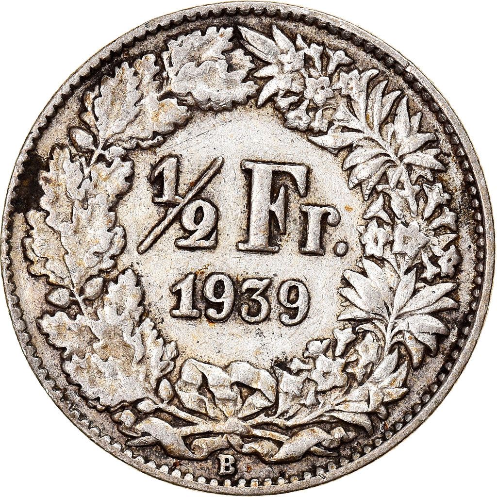 Switzerland Coin Swiss ½ Franc | Helvetia | KM23 | 1875 - 1967