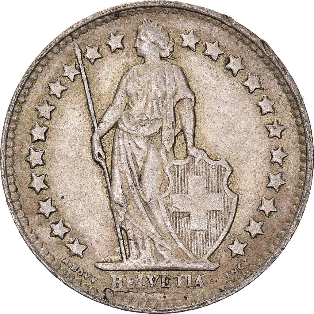 Switzerland Coin Swiss ½ Franc | Helvetia | KM23 | 1875 - 1967