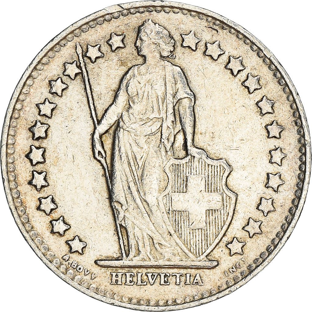 Switzerland Coin Swiss ½ Franc | Helvetia | KM23 | 1875 - 1967