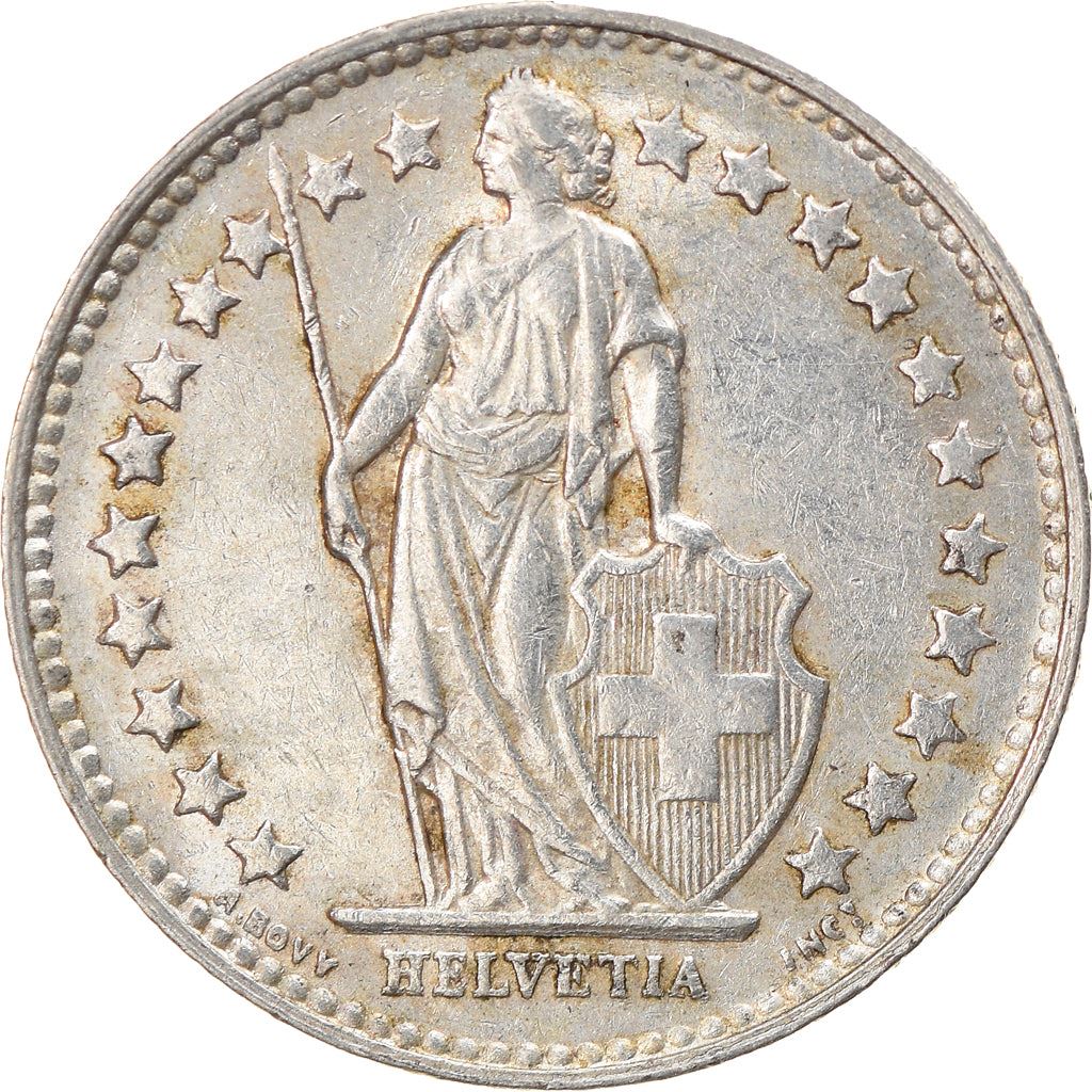 Switzerland Coin Swiss ½ Franc | Helvetia | KM23 | 1875 - 1967