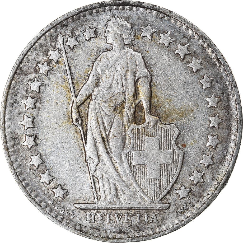 Switzerland Coin Swiss ½ Franc | Helvetia | KM23 | 1875 - 1967