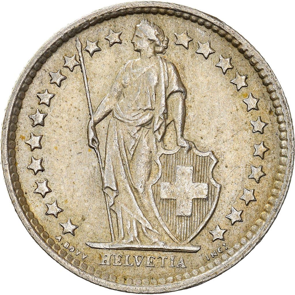 Switzerland Coin Swiss ½ Franc | Helvetia | KM23 | 1875 - 1967