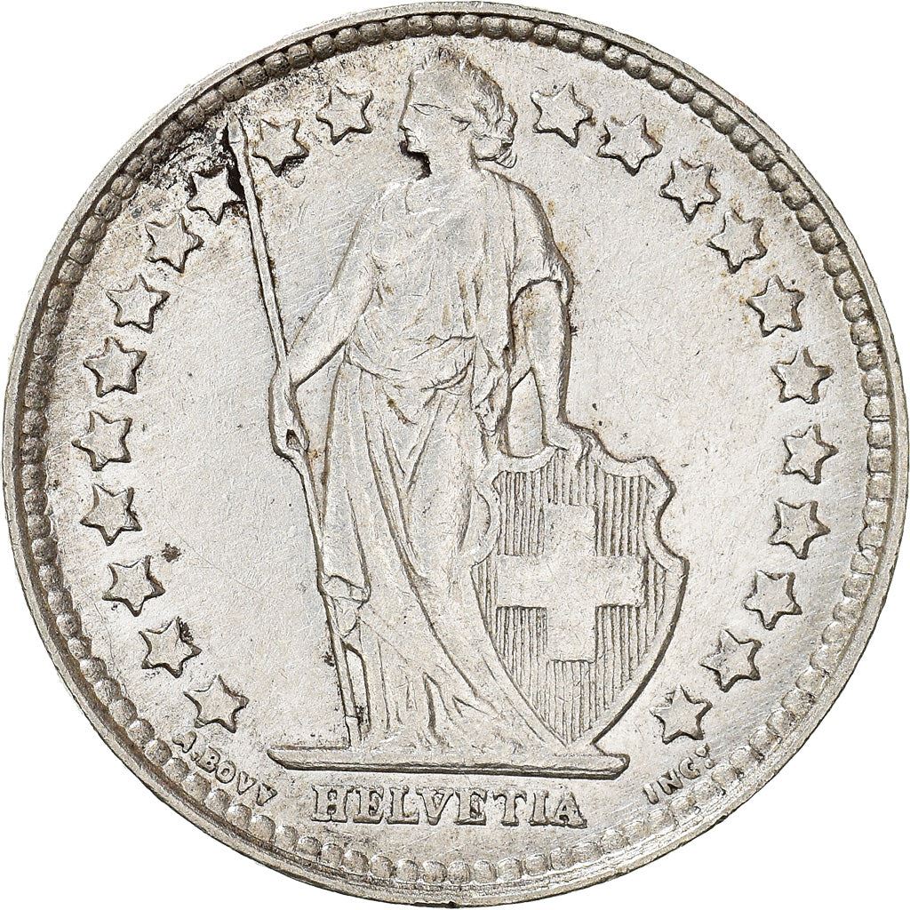 Switzerland Coin Swiss ½ Franc | Helvetia | KM23 | 1875 - 1967