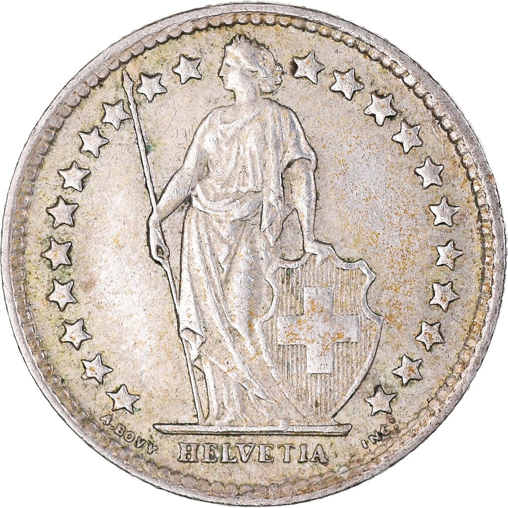 Switzerland Coin Swiss ½ Franc | Helvetia | KM23 | 1875 - 1967