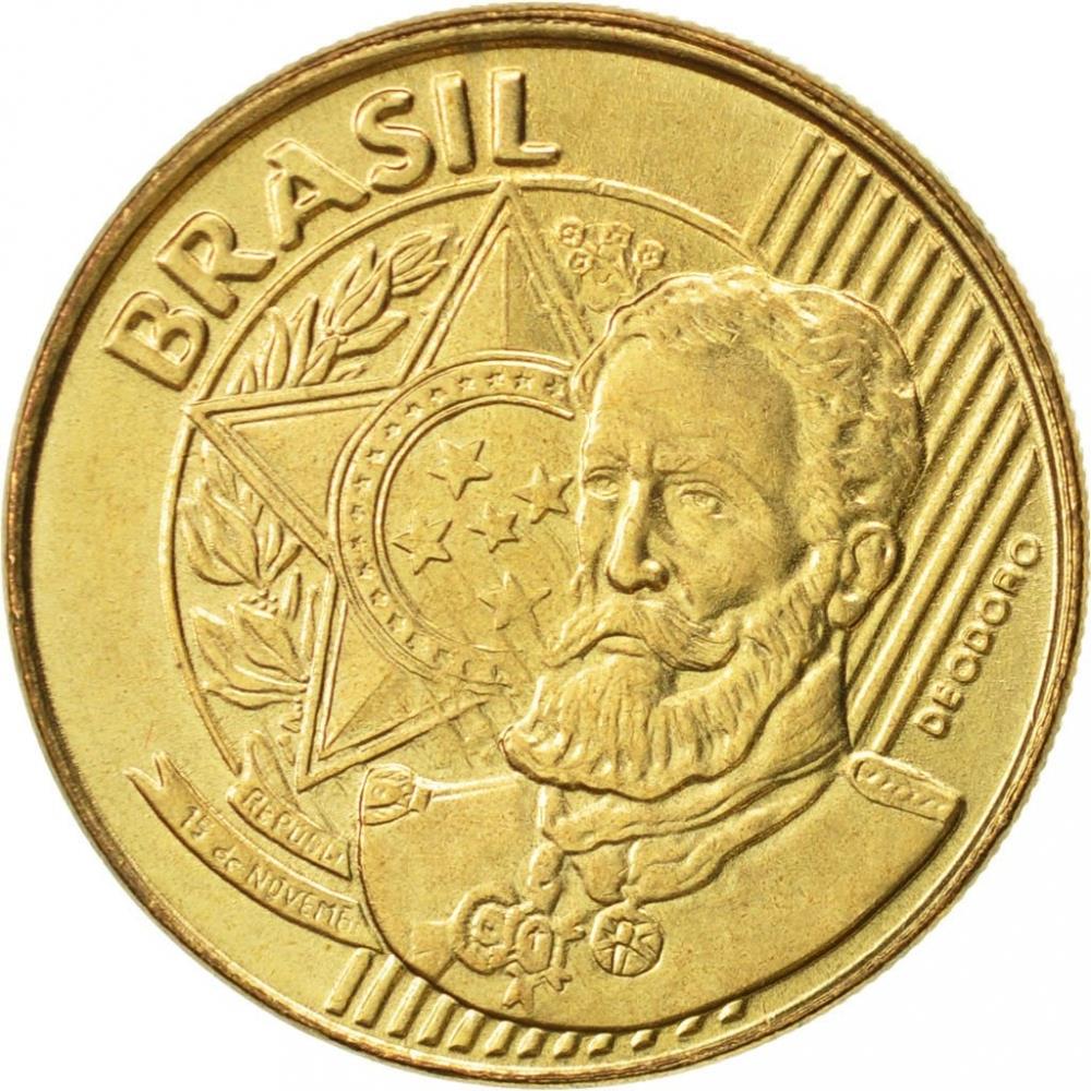 Brazil 25 Centavos | 100 Coins | Deodoro da Fonseca | KM650 | 1998 - 2021