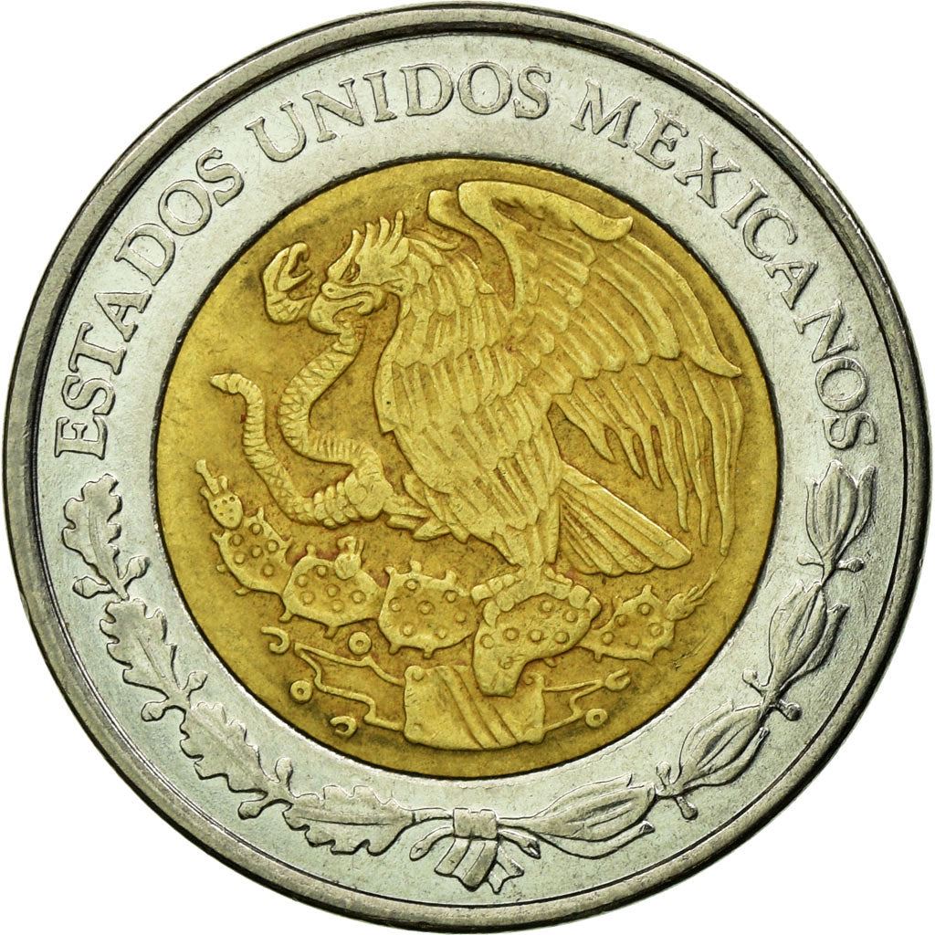 Mexico 1 Peso | 100 Coins | Aztec calendar | Golden Eagle | KM603 | 1996 - 2021