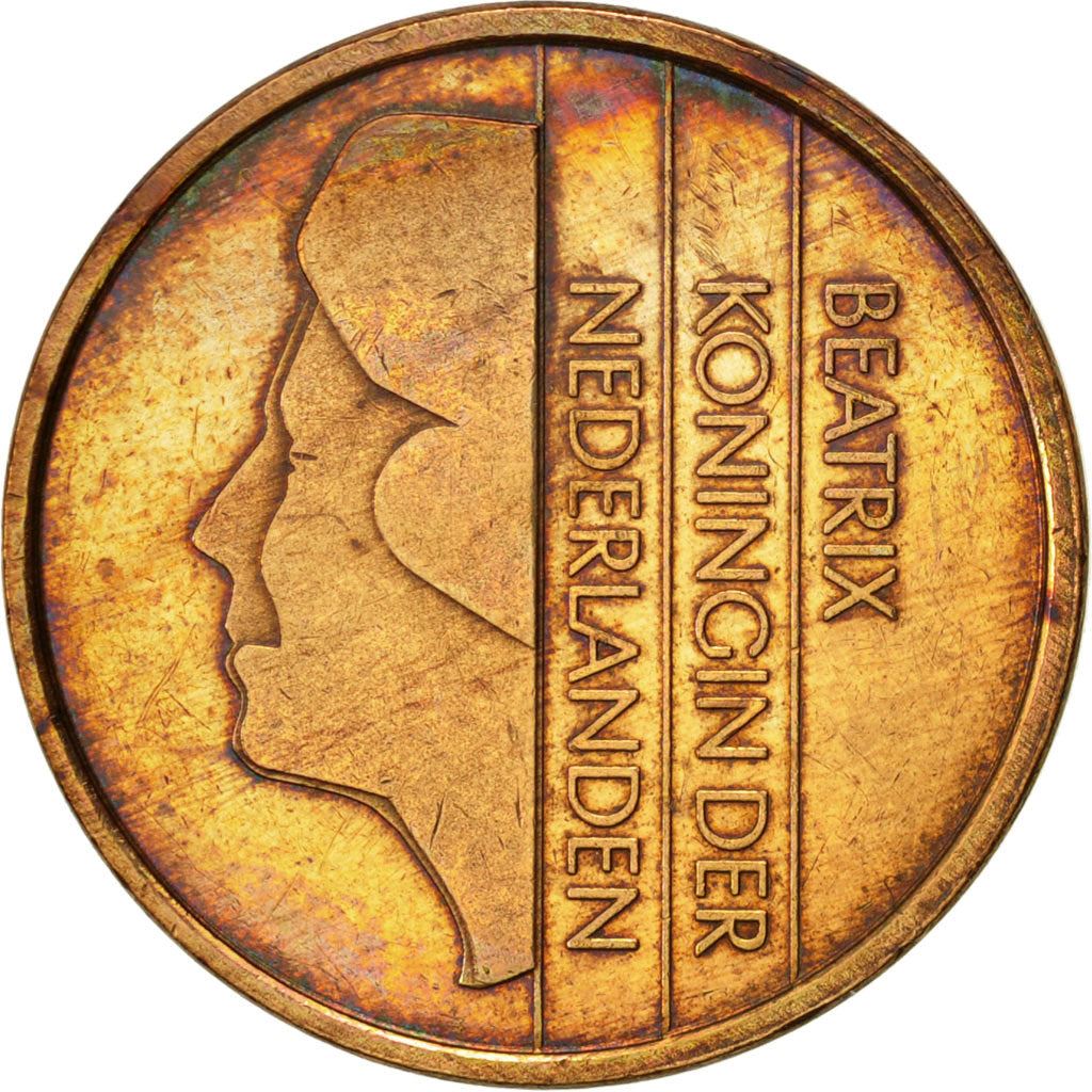 Netherlands 5 Cents | 100 Coins | Queen Beatrix | Bronze | KM202 | 1982 - 2001