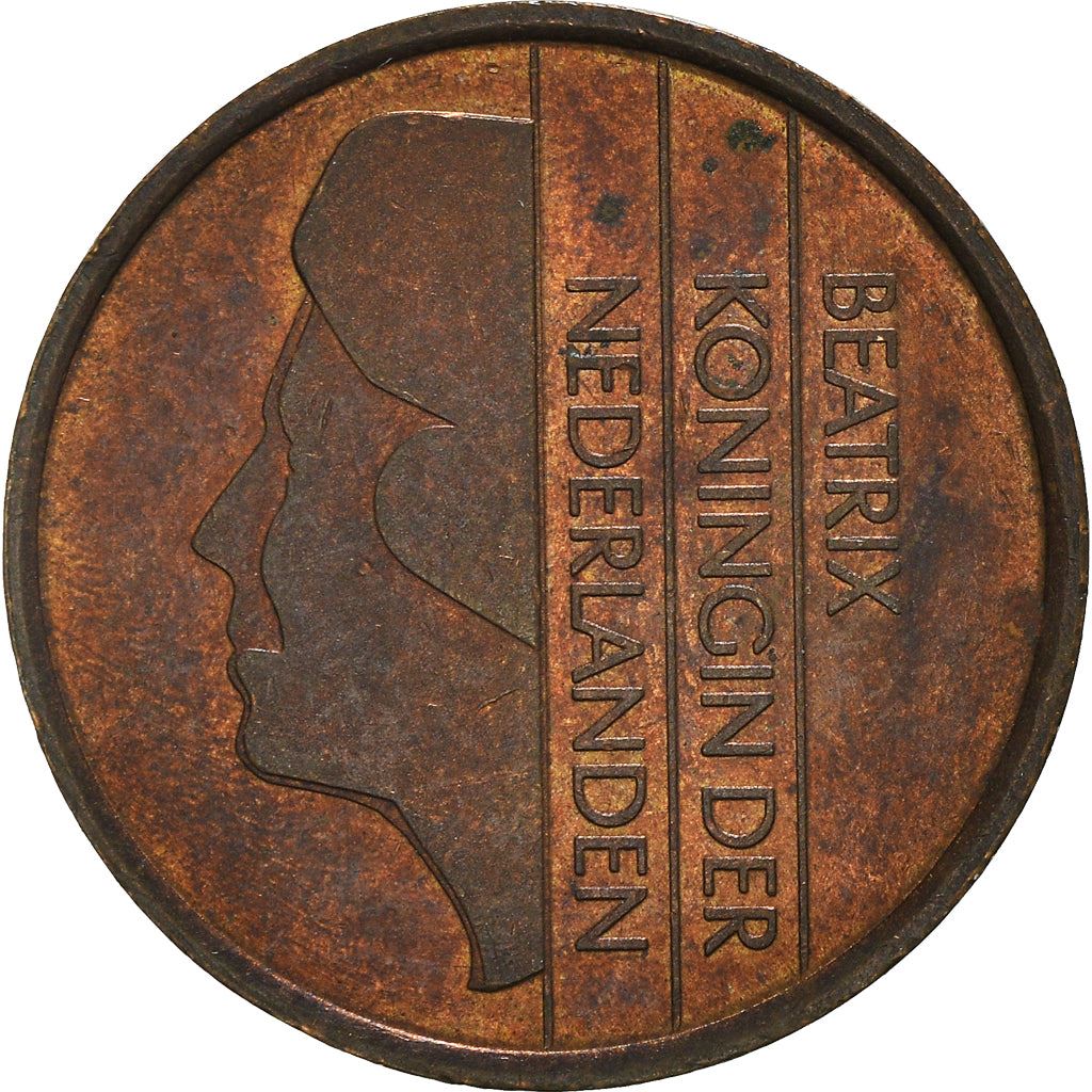 Netherlands 5 Cents | 100 Coins | Queen Beatrix | Bronze | KM202 | 1982 - 2001