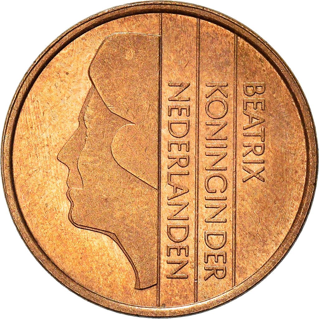 Netherlands 5 Cents | 100 Coins | Queen Beatrix | Bronze | KM202 | 1982 - 2001