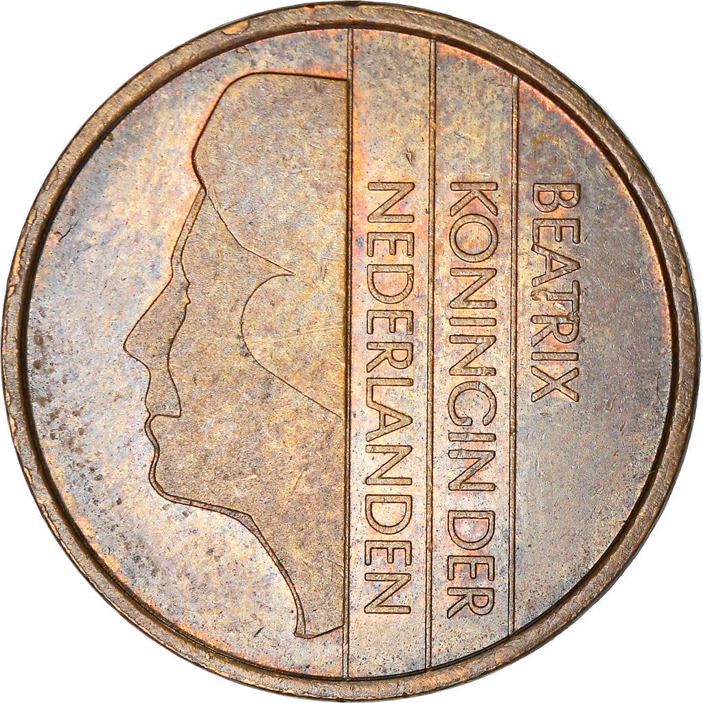 Netherlands 5 Cents | 100 Coins | Queen Beatrix | Bronze | KM202 | 1982 - 2001