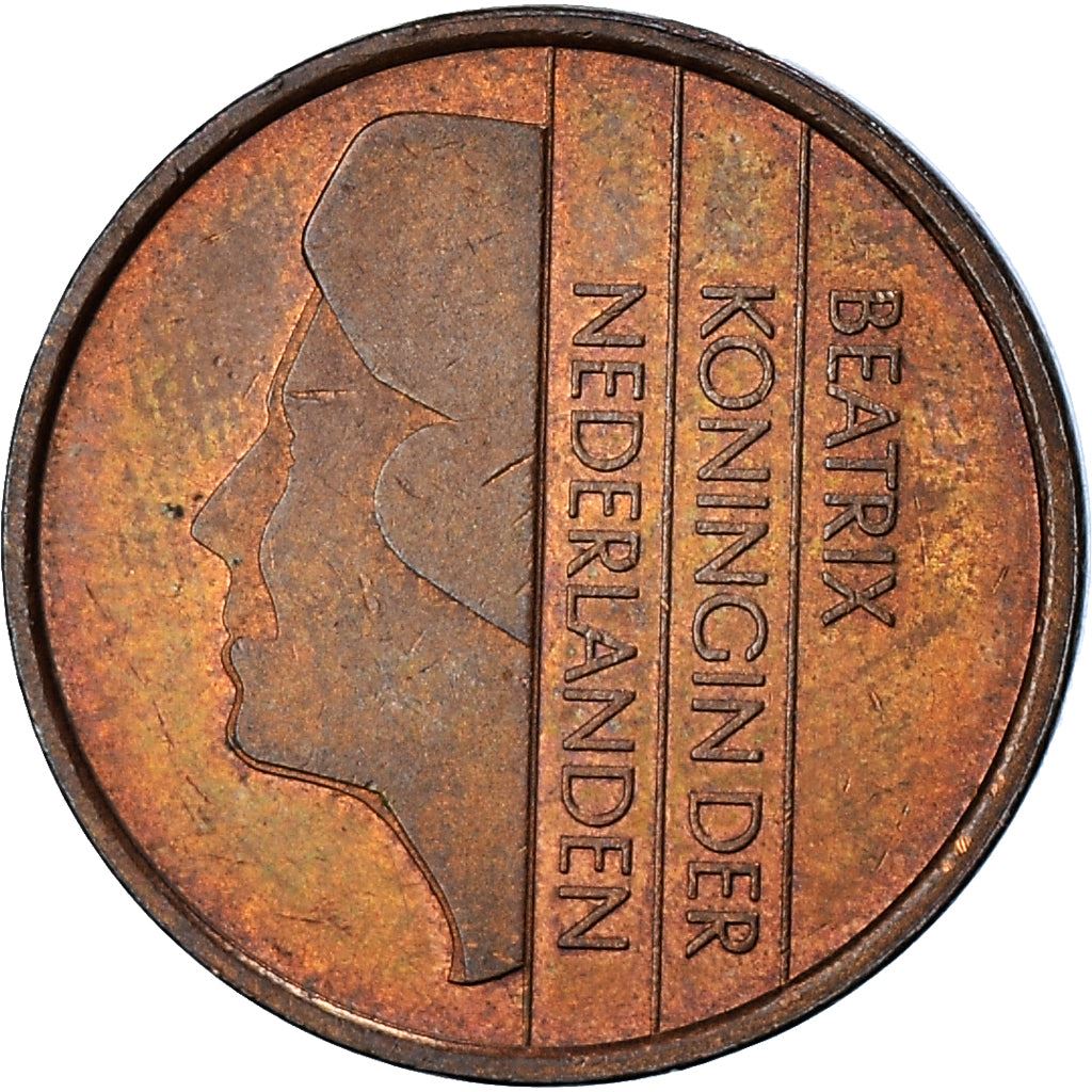 Netherlands 5 Cents | 100 Coins | Queen Beatrix | Bronze | KM202 | 1982 - 2001