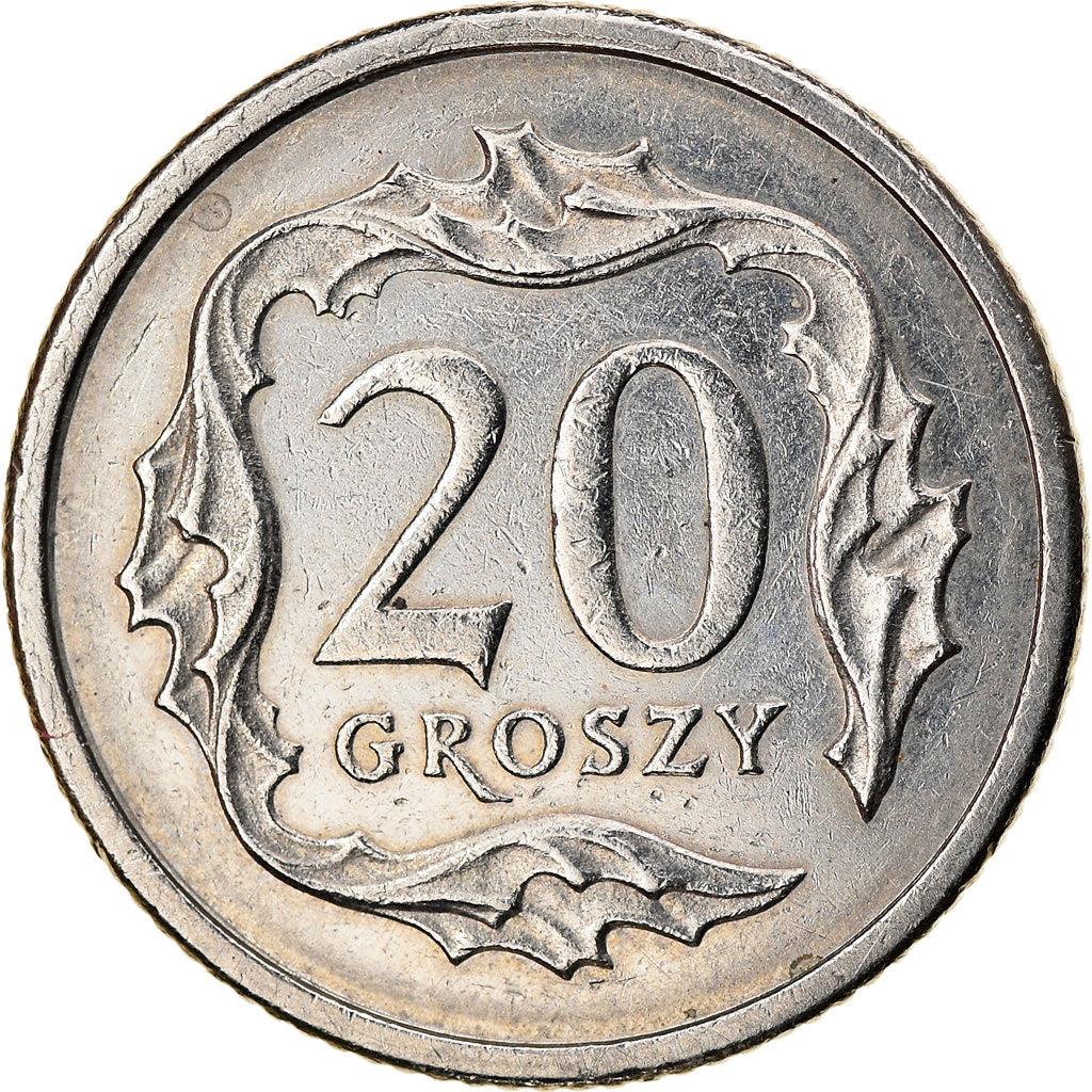 Poland | 20 Groszy | 100 Coins | Eagle | KM280 | 1990 - 2016