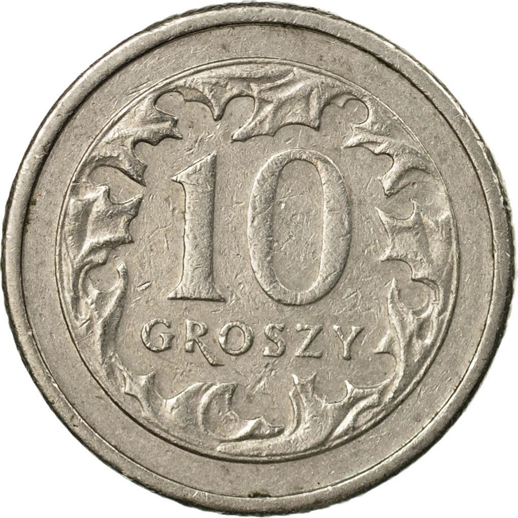 Polish 10 Groszy | 100 Coins | Eagle | Poland | 1990 - 2016