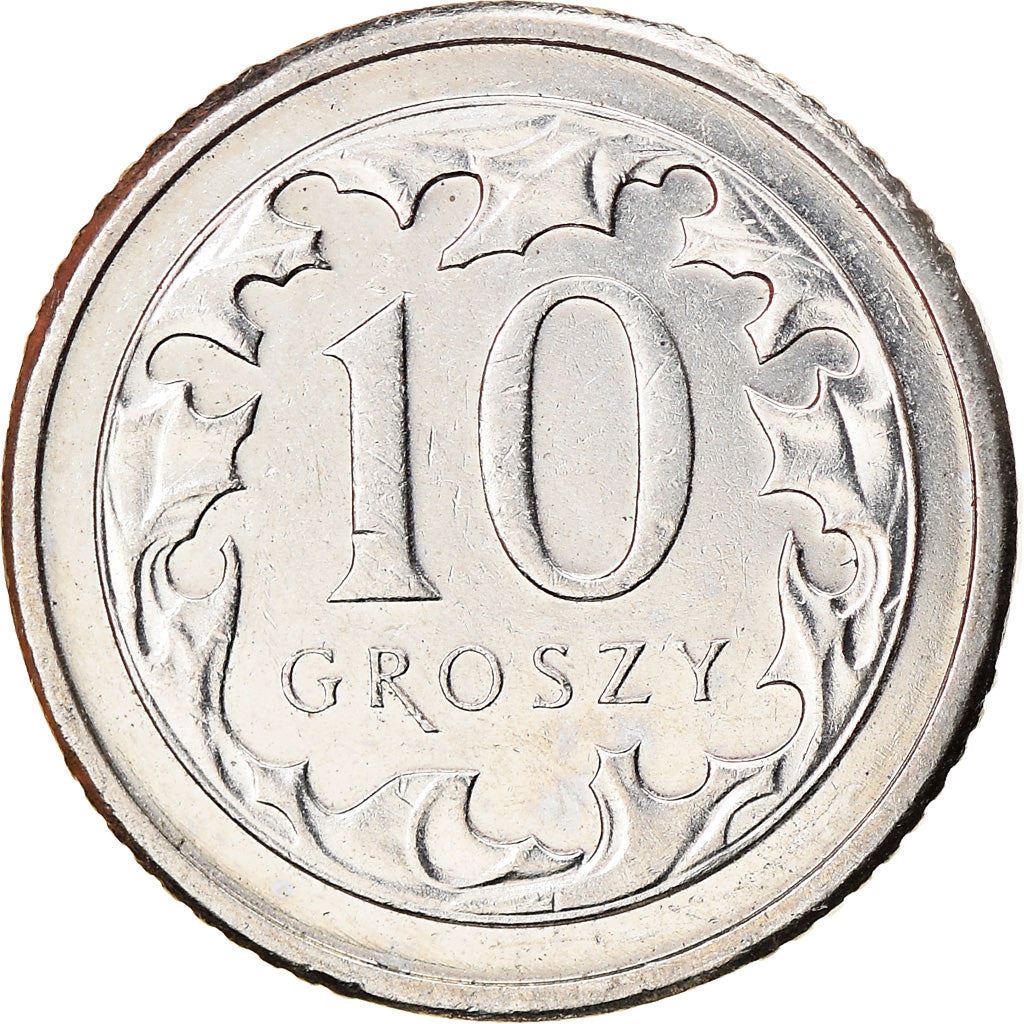 Polish 10 Groszy | 100 Coins | Eagle | Poland | 1990 - 2016