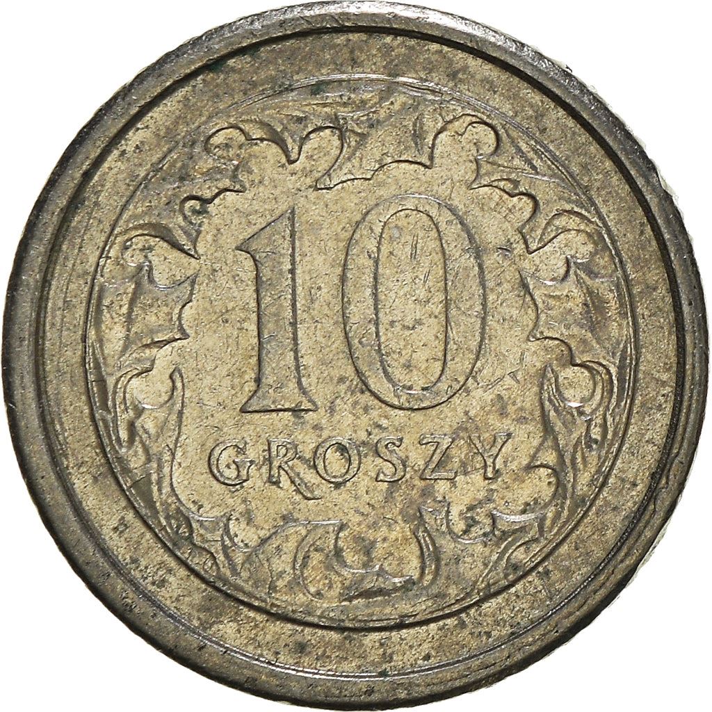 Polish 10 Groszy | 100 Coins | Eagle | Poland | 1990 - 2016