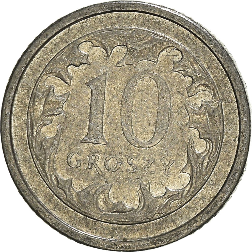 Polish 10 Groszy | 100 Coins | Eagle | Poland | 1990 - 2016