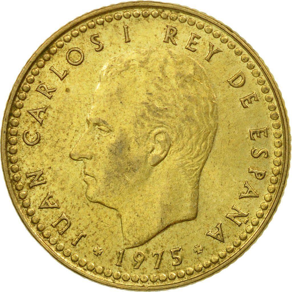 Spain 1 Peseta | 100 Coins | Juan Carlos I | KM806 | 1975