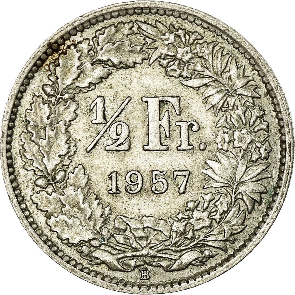 Switzerland Coin Swiss ½ Franc | Helvetia | KM23 | 1875 - 1967