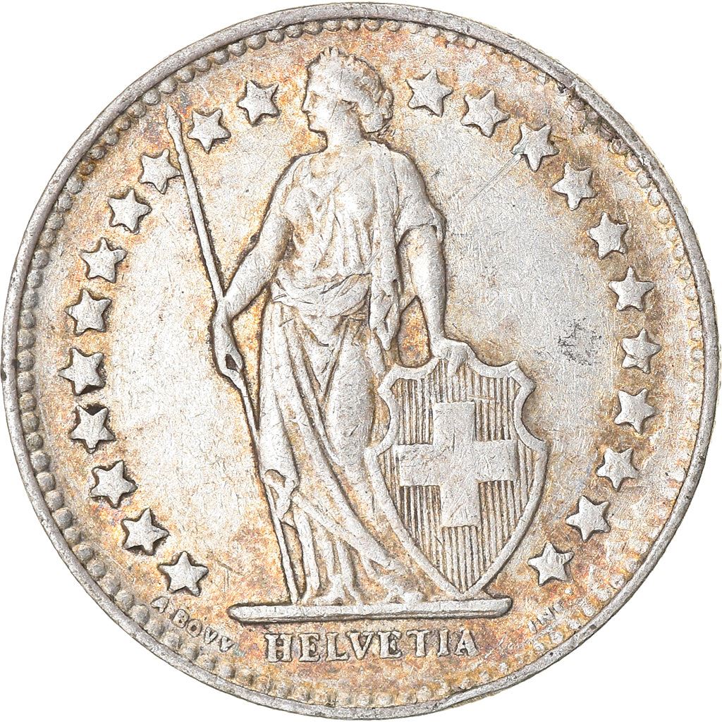 Switzerland Coin Swiss ½ Franc | Helvetia | KM23 | 1875 - 1967