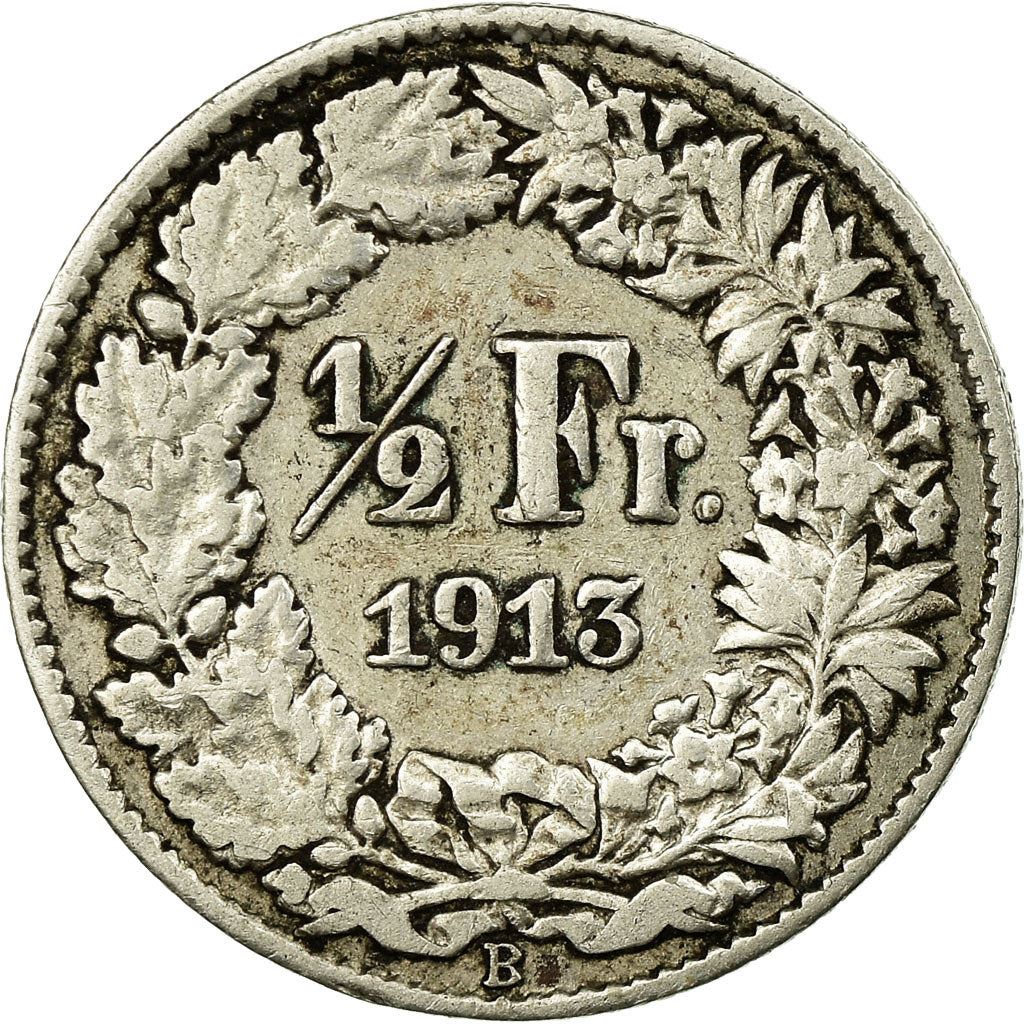 Switzerland Coin Swiss ½ Franc | Helvetia | KM23 | 1875 - 1967