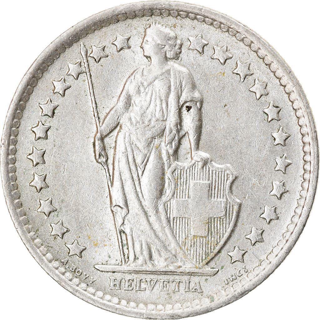 Switzerland Coin Swiss ½ Franc | Helvetia | KM23 | 1875 - 1967