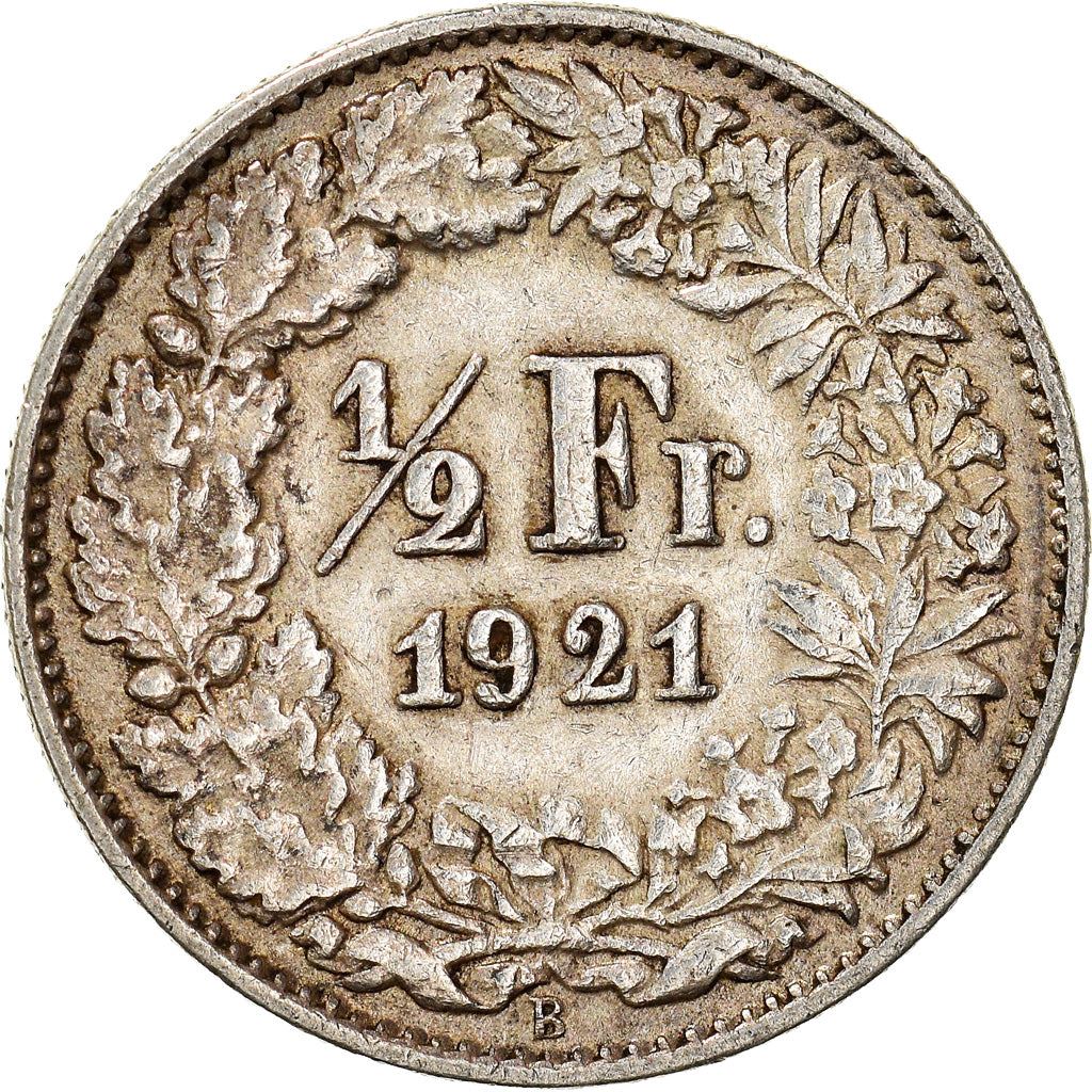 Switzerland Coin Swiss ½ Franc | Helvetia | KM23 | 1875 - 1967