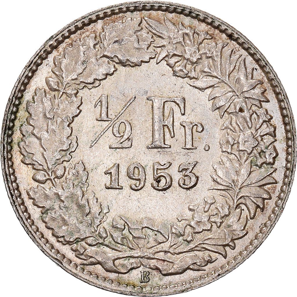 Switzerland Coin Swiss ½ Franc | Helvetia | KM23 | 1875 - 1967