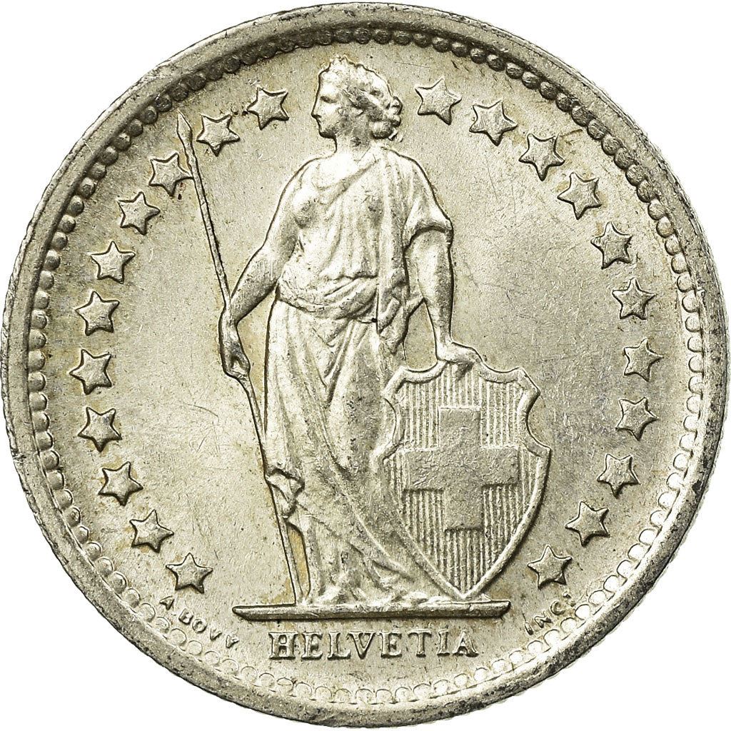 Switzerland Coin Swiss ½ Franc | Helvetia | KM23 | 1875 - 1967