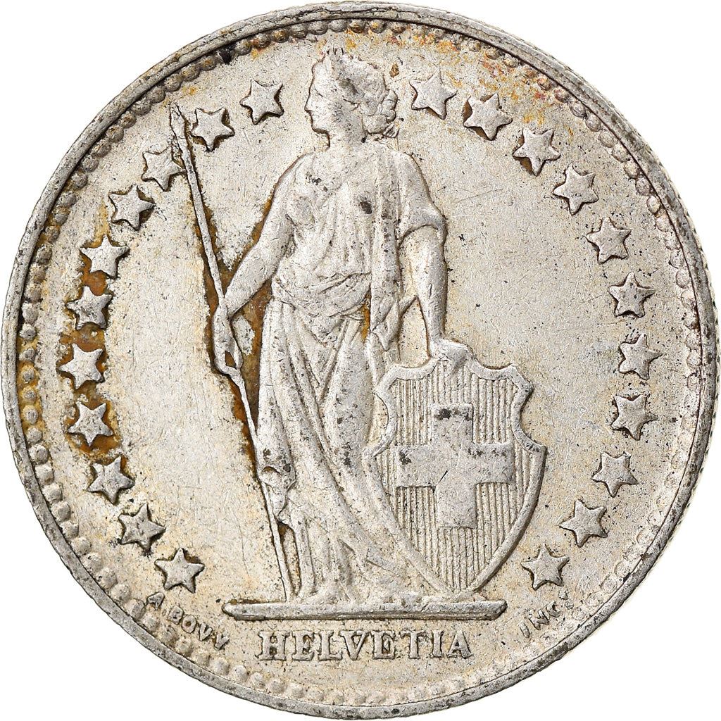 Switzerland Coin Swiss ½ Franc | Helvetia | KM23 | 1875 - 1967