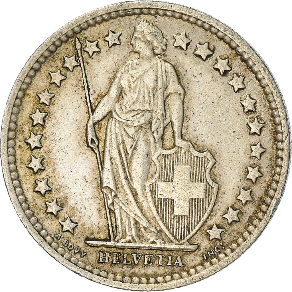 Switzerland Coin Swiss ½ Franc | Helvetia | KM23 | 1875 - 1967