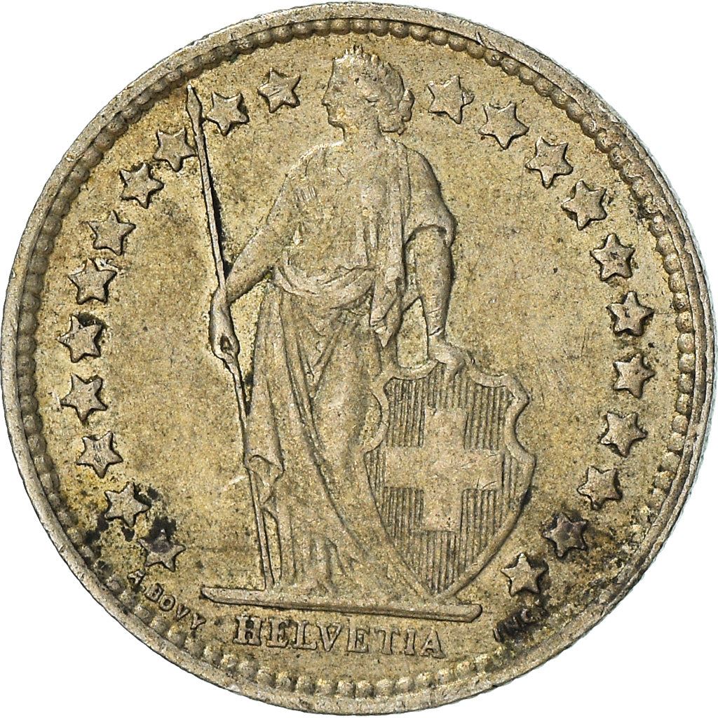 Switzerland Coin Swiss ½ Franc | Helvetia | KM23 | 1875 - 1967