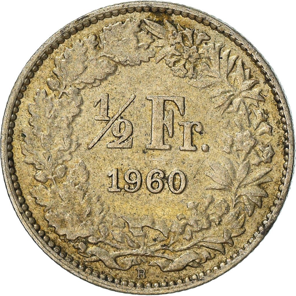 Switzerland Coin Swiss ½ Franc | Helvetia | KM23 | 1875 - 1967