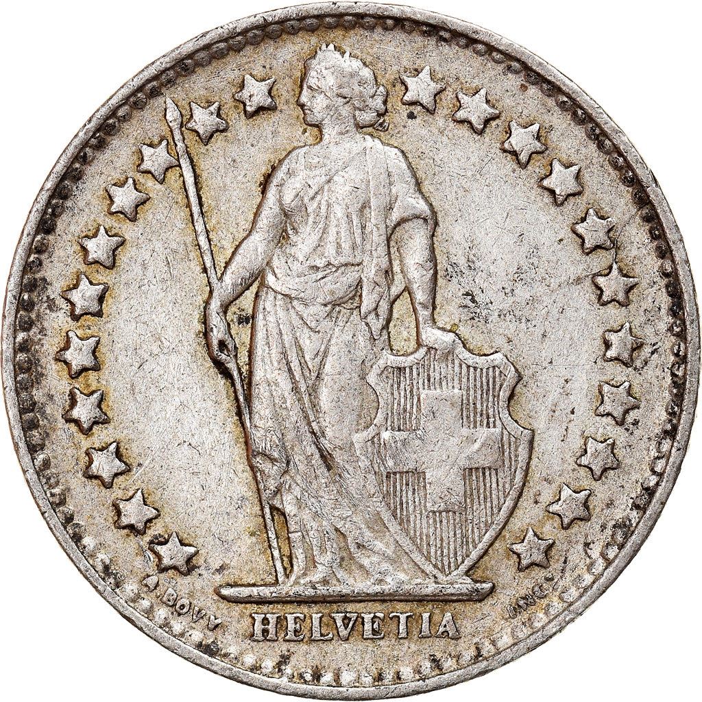 Switzerland Coin Swiss ½ Franc | Helvetia | KM23 | 1875 - 1967