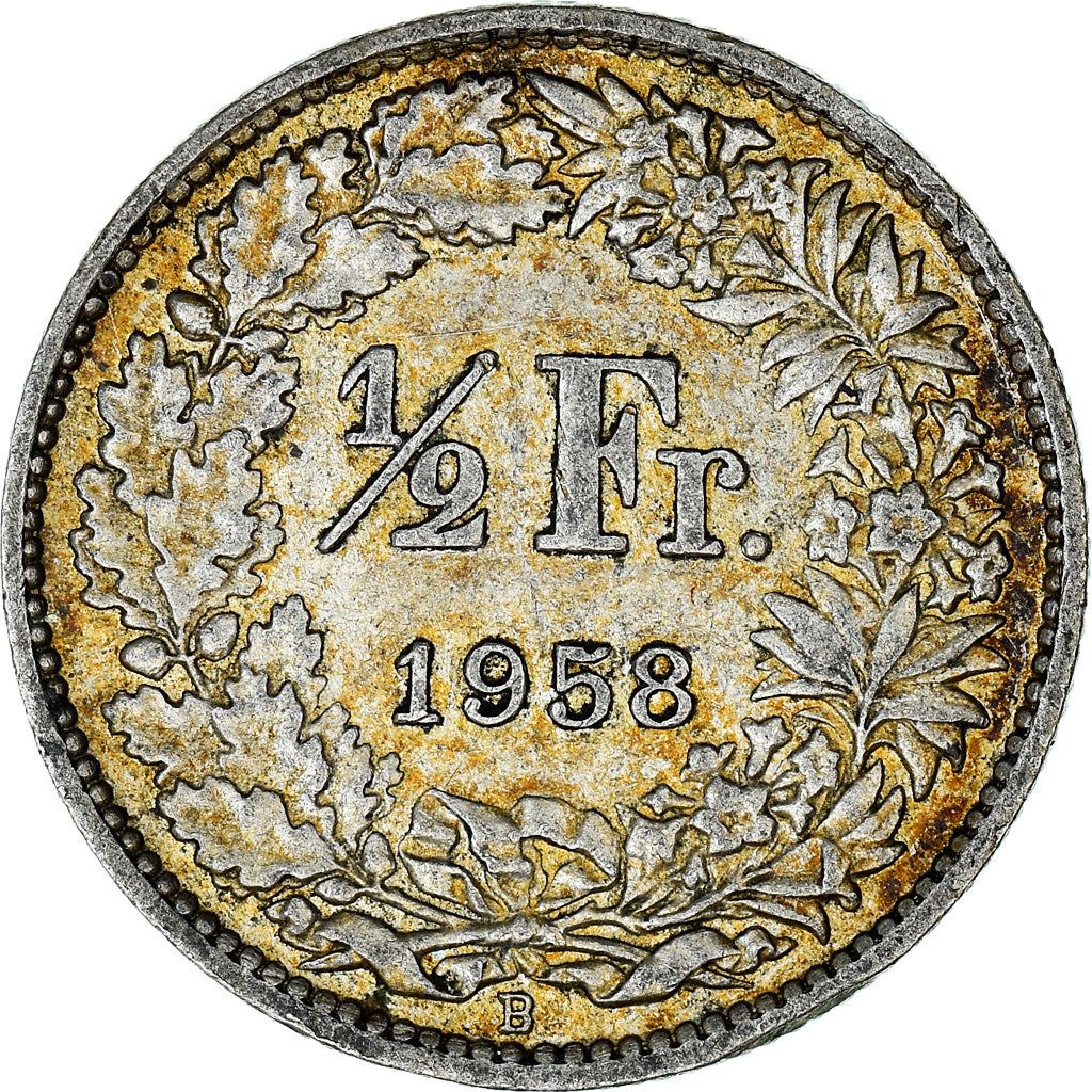 Switzerland Coin Swiss ½ Franc | Helvetia | KM23 | 1875 - 1967