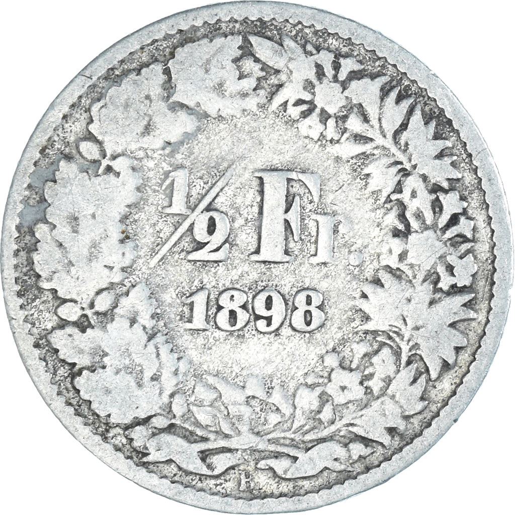 Switzerland Coin Swiss ½ Franc | Helvetia | KM23 | 1875 - 1967