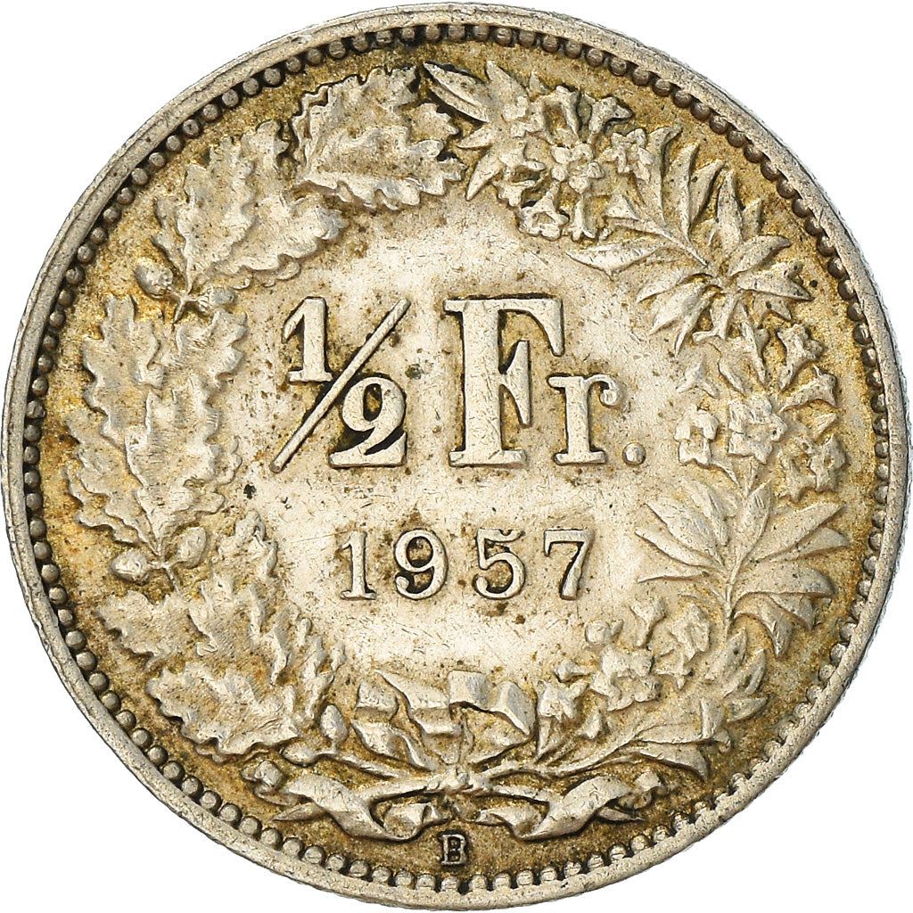 Switzerland Coin Swiss ½ Franc | Helvetia | KM23 | 1875 - 1967