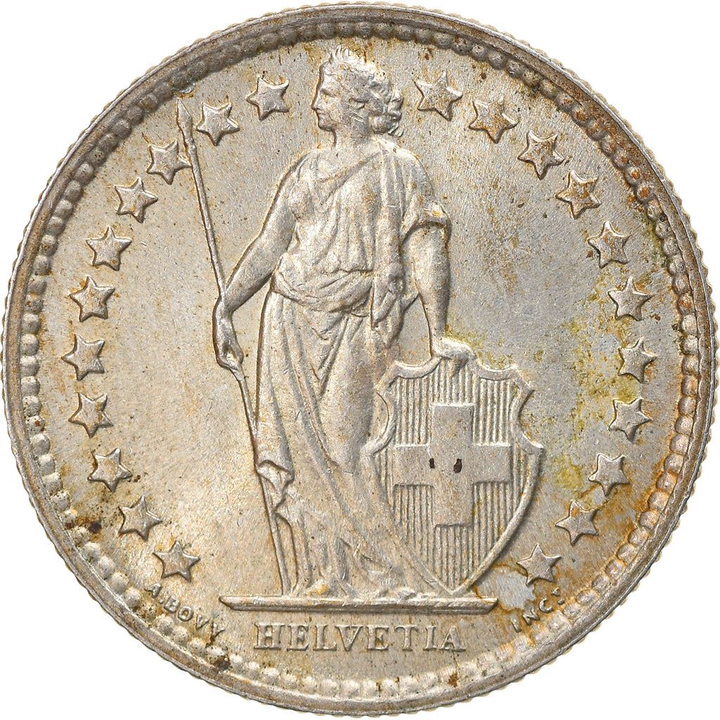 Switzerland Coin Swiss ½ Franc | Helvetia | KM23 | 1875 - 1967