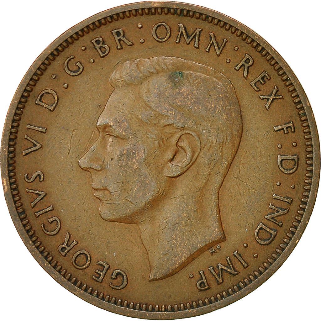 United Kingdom 1/2 Penny | 100 Coins | King George VI | 1937 - 1948