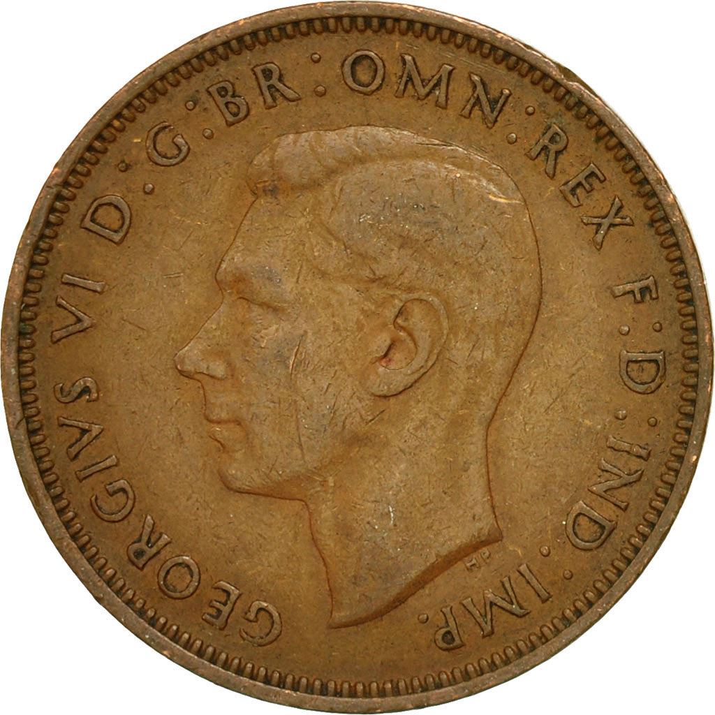 United Kingdom 1/2 Penny | 100 Coins | King George VI | 1937 - 1948