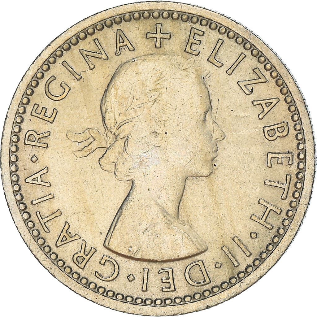 United Kingdom 6 Pence | 100 Coins | Elizabeth II 1st Portrait | 1954 - 1970